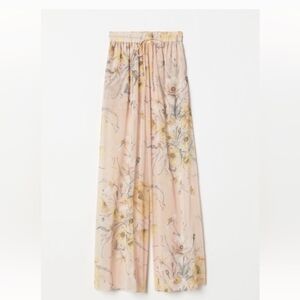 Floral Print Maxi Skirt - Pink